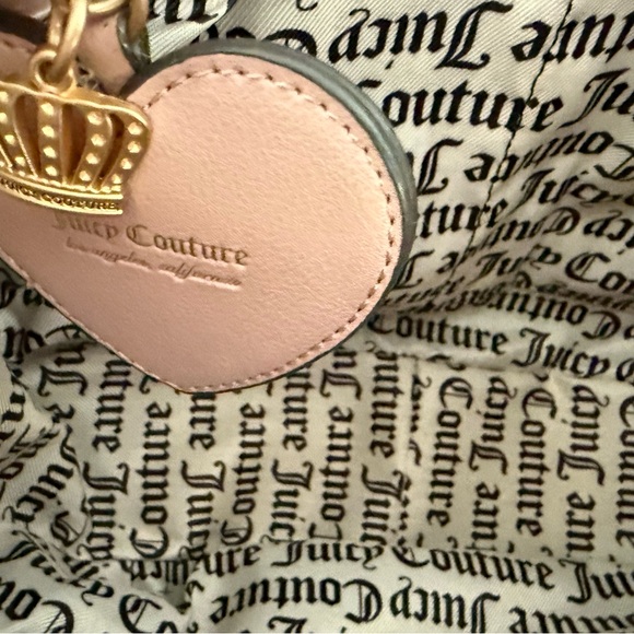 Juicy Couture NWT Retro Vibe Satchel Chocolate Dust & Pink‎ in Color Purse - Picture 5 of 7